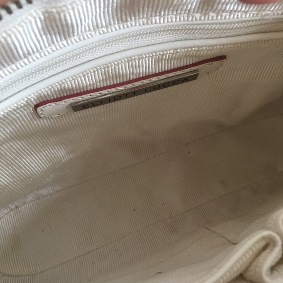 ELLIOTT LUCCA ๐ธ woven Clarissa bag rainbow stiching - Picture 7 of 8